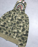 BAPE 2011 Desert Camo Zip Up Shark Hoodie - The Archive AU