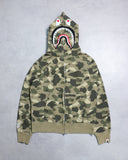 BAPE 2011 Desert Camo Zip Up Shark Hoodie - The Archive AU