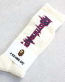 BAPE 2011 Metallica Logo Socks - The Archive AU