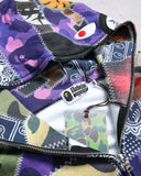 BAPE Bandana Camo Shark Zip Up Hoodie - The Archive AU
