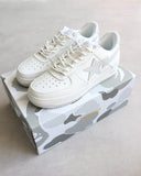 BAPE Bapesta JJJound White Sneakers - The Archive AU