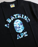 BAPE Blue Camo Collegiate Tee - The Archive AU
