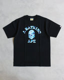 BAPE Blue Camo Collegiate Tee - The Archive AU
