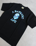 BAPE Blue Camo Collegiate Tee - The Archive AU
