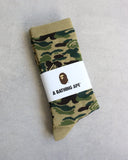 BAPE Camo Ape Crew Socks - The Archive AU