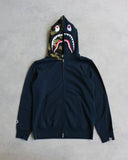 BAPE Camo Shark Zip Up Hoodie - The Archive AU