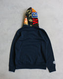 BAPE Camo Shark Zip Up Hoodie - The Archive AU