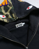 BAPE Camo WGM Shark Zip Up Hoodie - The Archive AU