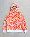 BAPE Chongqing Exclusive Camo Zip Up Shark Hoodie - The Archive AU