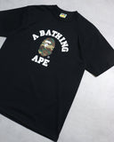BAPE Green Camo Collegiate Tee - The Archive AU