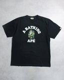 BAPE Green Camo Collegiate Tee - The Archive AU