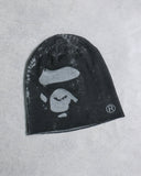 BAPE Grit Ape Head Skullcap Beanie - The Archive AU