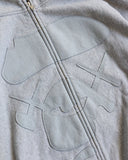 BAPE Kaws Tonal Logo Zip Up Hoodie - The Archive AU