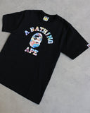 BAPE Pastelle Camo Collegiate Tee - The Archive AU