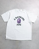 BAPE Purple Camo Collegiate Tee - The Archive AU