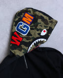 BAPE Quarter Zip Shark Hoodie - The Archive AU