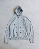 BAPE Shield Monogram Logo Zip Up Hoodie - The Archive AU