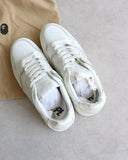 BAPE Skatesta Triple White Sneakers - The Archive AU