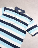 BAPE Small Ape Head Striped S/S Polo Shirt - The Archive AU