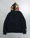 BAPE Stitched Camo WGM Shark Zip Up Hoodie - The Archive AU