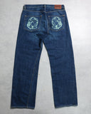 Billionaire Boys Club Running Dog Glow In The Dark Denim Jeans - The Archive AU