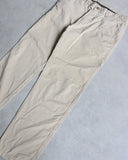 Burberry Vintage Plaid Inline Khaki Chinos - The Archive AU