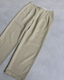 Burberry Vintage Pleated Khaki Dress Pants - The Archive AU