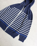 Burberry Vintage Striped Zip Up Hoodie - The Archive AU