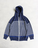 Burberry Vintage Striped Zip Up Hoodie - The Archive AU