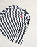 CDG Play Striped L/S Tee - The Archive AU