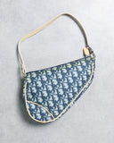 Christian Dior Vintage Oblique Monogram Saddle Bag - The Archive AU