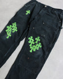 Chrome Hearts 1/1 Vintage Carhartt Double Knee Cross Patch Carpenter Pants - The Archive AU