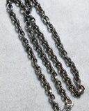 Chrome Hearts 18' Paper Chain .925 Silver Necklace - The Archive AU