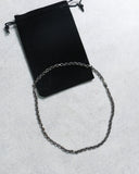 Chrome Hearts 18' Paper Chain .925 Silver Necklace - The Archive AU