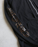 Chrome Hearts 1988 Glitter Brown Script Zip Up Hoodie - The Archive AU