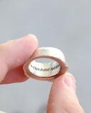 Chrome Hearts .925 Silver Half Keeper Ring - The Archive AU