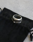 Chrome Hearts .925 Silver Half Keeper Ring - The Archive AU