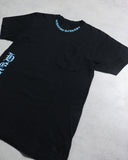 Chrome Hearts Blue Neck Logo Tee - The Archive AU