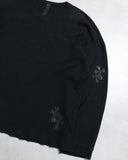 Chrome Hearts Cross Patch Thermal Sweater - The Archive AU