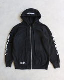 Chrome Hearts F**K YOU Horseshoe Zip Up Thermal Hoodie - The Archive AU