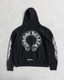 Chrome Hearts Floral Horseshoe Hoodie - The Archive AU