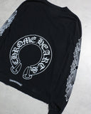 Chrome Hearts Floral Horseshoe L/S Tee - The Archive AU