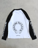 Chrome Hearts Horseshoe Baseball Raglan L/S Tee - The Archive AU