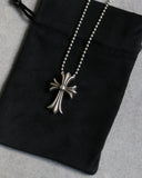 Chrome Hearts Medium Cross .925 Silver Pendant - The Archive AU
