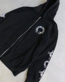 Chrome Hearts Multi Logo Horseshoe Zip Up Thermal Hoodie - The Archive AU