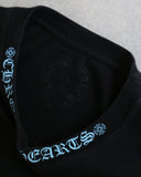 Chrome Hearts Neck Logo Blue Script Tee - The Archive AU