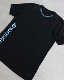 Chrome Hearts Neck Logo Blue Script Tee - The Archive AU