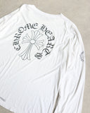 Chrome Hearts Neck Logo Cross Horseshoe L/S Tee - The Archive AU