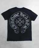 Chrome Hearts Silver Horseshoe Logo Tee - The Archive AU