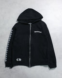 Chrome Hearts Sleeve Cross Made In Hollywood Zip Up Hoodie - The Archive AU
